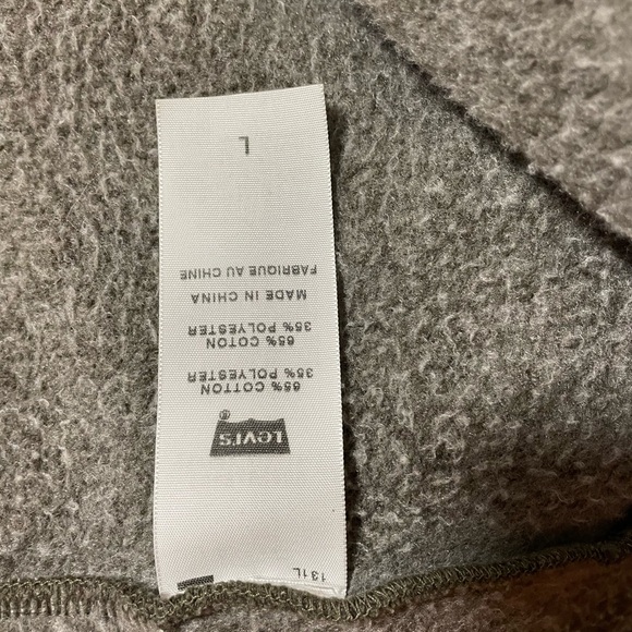 Levi’s full-zip fleece sweater jacket Size L - Picture 5 of 5
